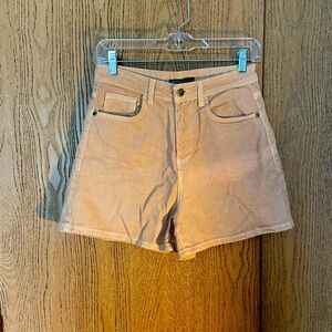 Khaki colored shorts